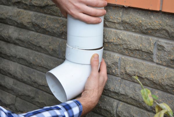Drainage Downspout Repair in Missouri City
