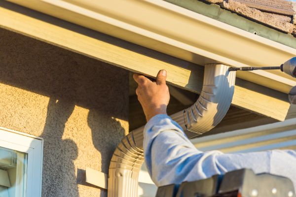 Aluminum Rain Gutter Service in Missouri City