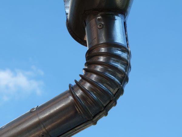 Metal Downspout Installation in Missouri City